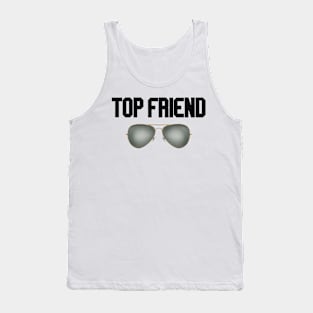 top friend glasses Tank Top